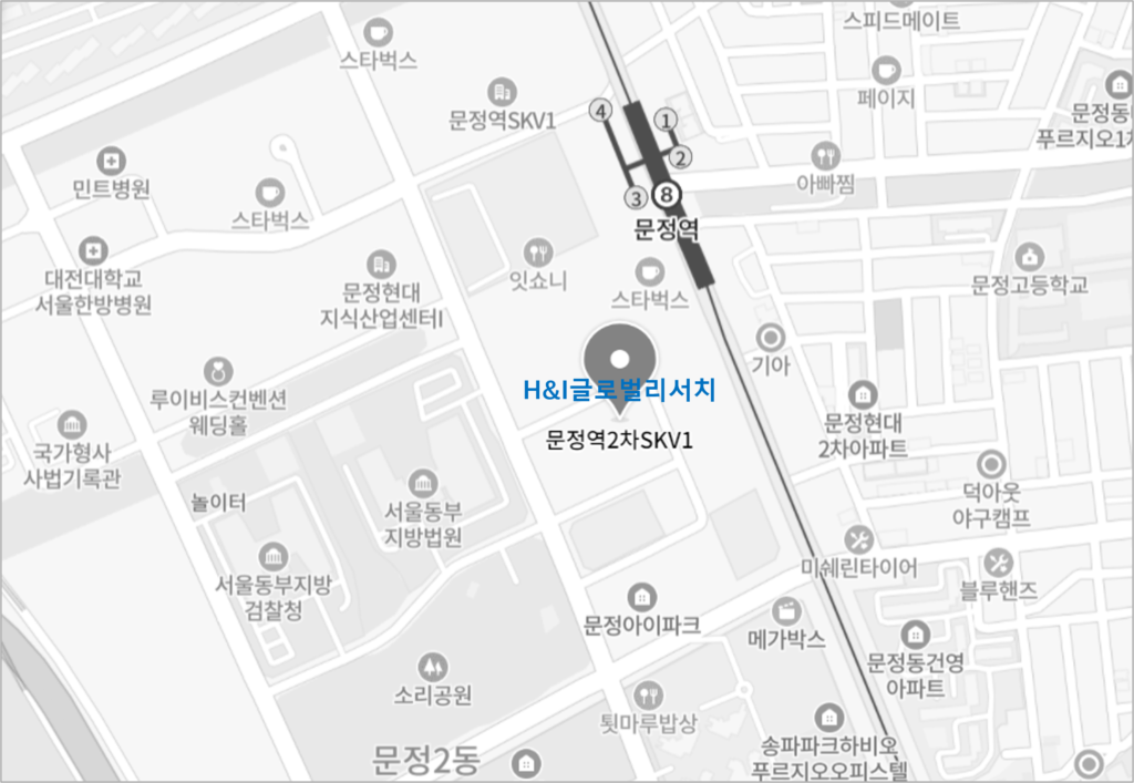 H&I글로벌리서치 회사 위치 안내